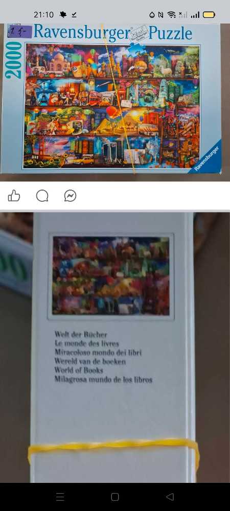 Wereld Van De Boeken  - Ravensburger puzzle collectible - Main Image 2