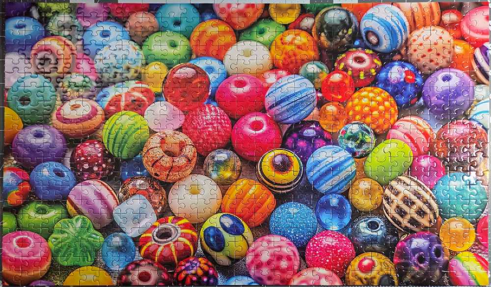 Colorful Glass Bead Collection - Puzzlebug / Cra-Z-Art puzzle collectible [Barcode 4895145425209] - Main Image 2