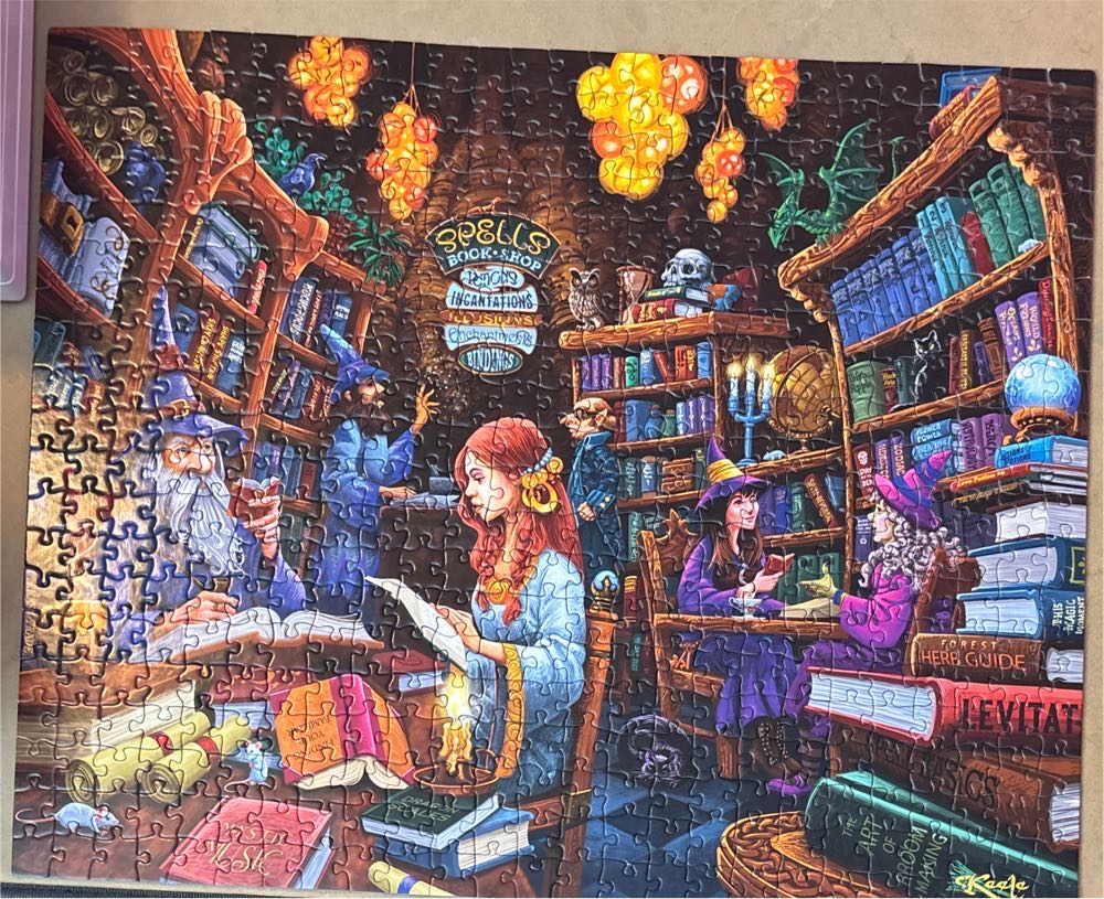 Spellbook Shop - Boardwalk puzzle collectible [Barcode 671095206730] - Main Image 3