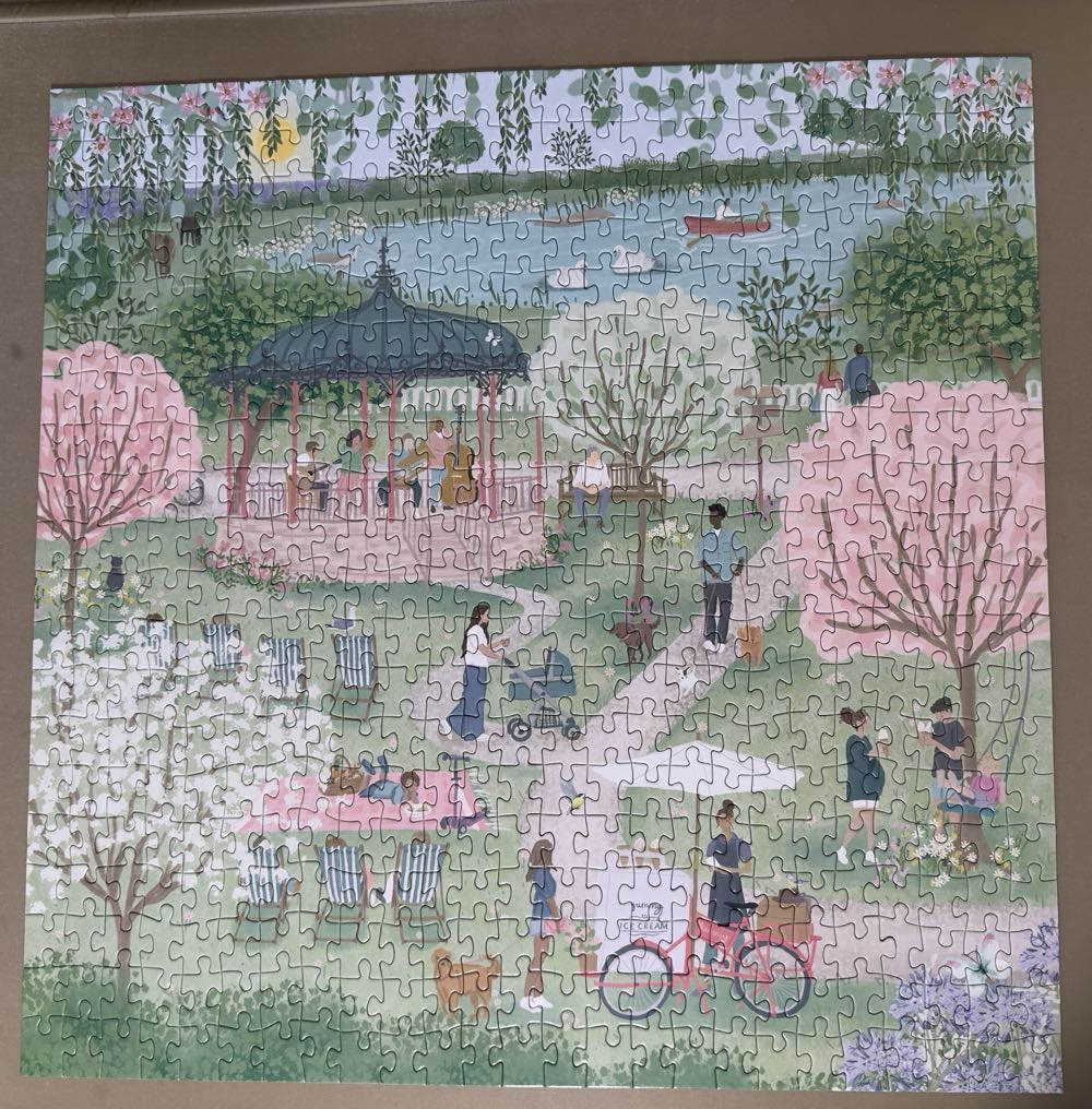 Springtime In The Park (V) 🧩 - Galison puzzle collectible - Main Image 2