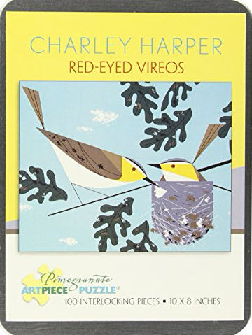 Red-Eyed Vireos - Pomegranate puzzle collectible - Main Image 2