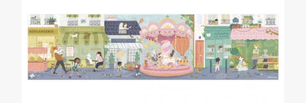 Lilas  10 Rue Des Lilas Parisiennes - Moulin Roty puzzle collectible [Barcode 3575676424421] - Main Image 2