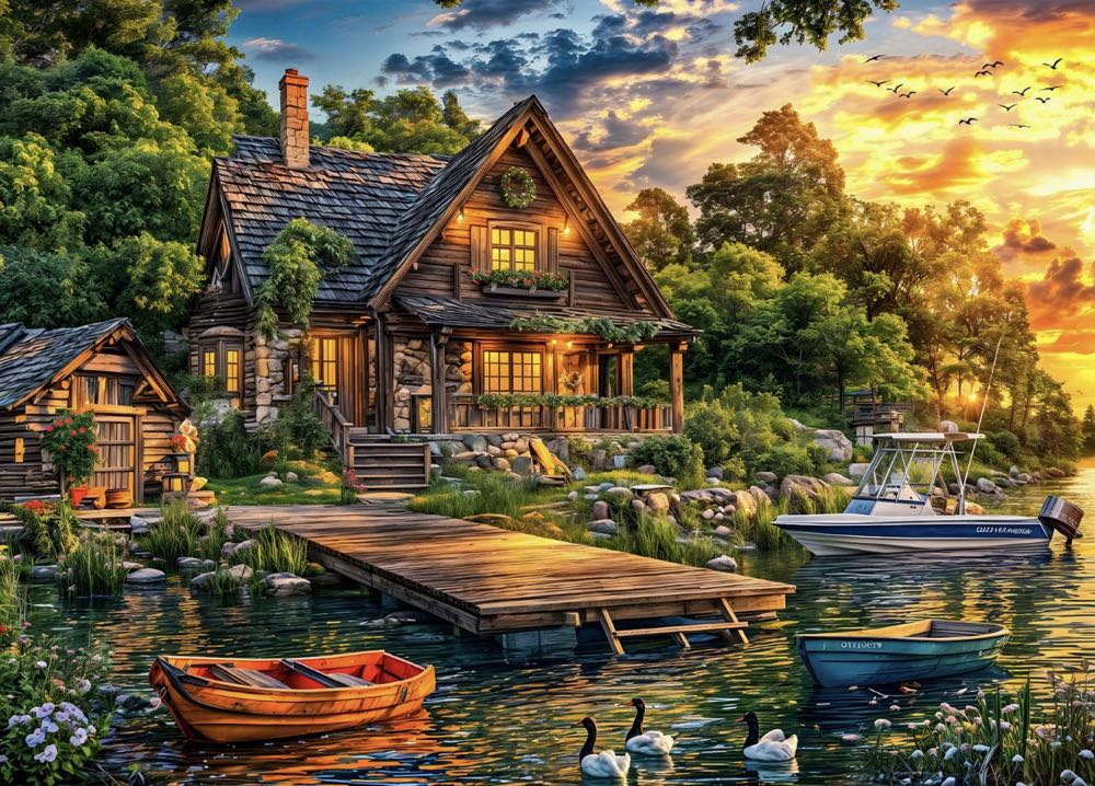 Holiday Cottages - TangComplete puzzle collectible - Main Image 2