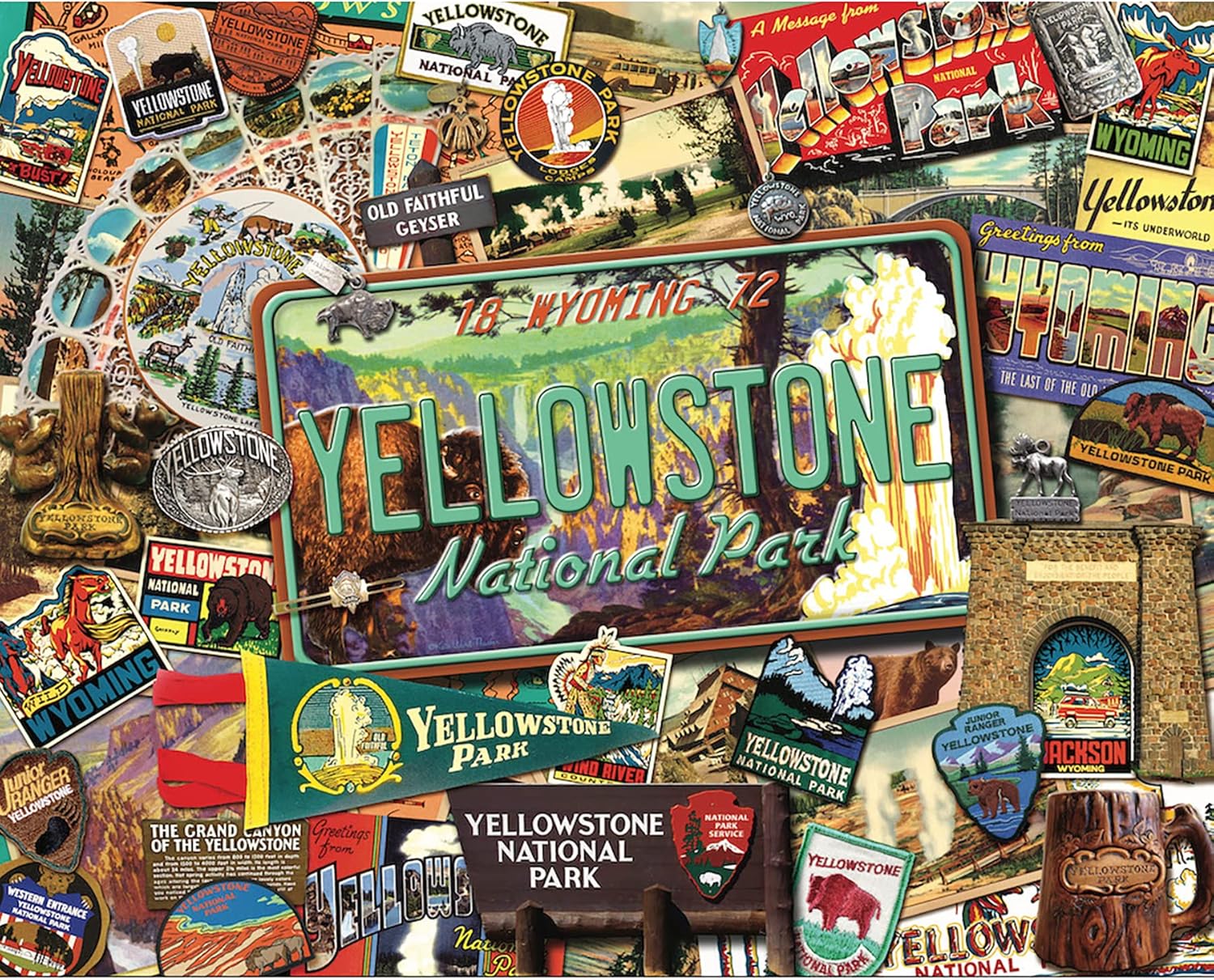 Yellowstone National Park - From Nannie 🐝 - Hart puzzle collectible - Main Image 2