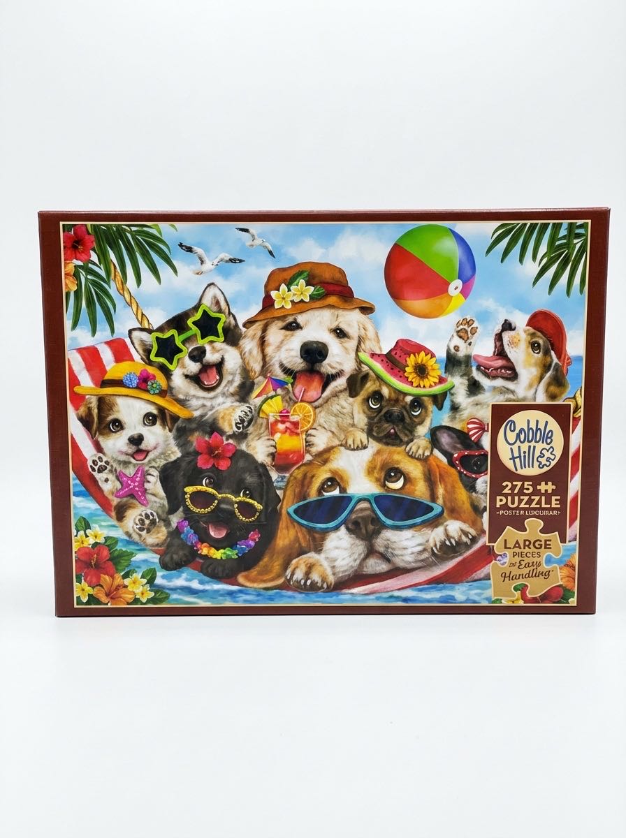 Beach Puppies - Cobble Hill puzzle collectible - Main Image 2