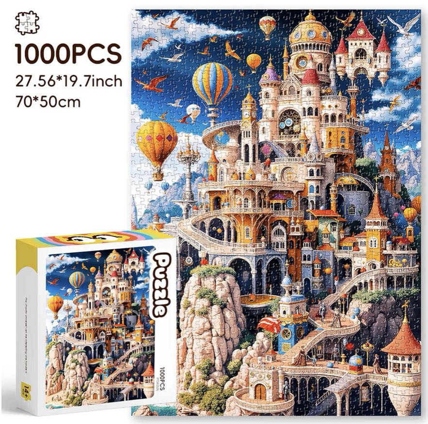 Fantasy Castle Sky Art - Rose Rain puzzle collectible - Main Image 2