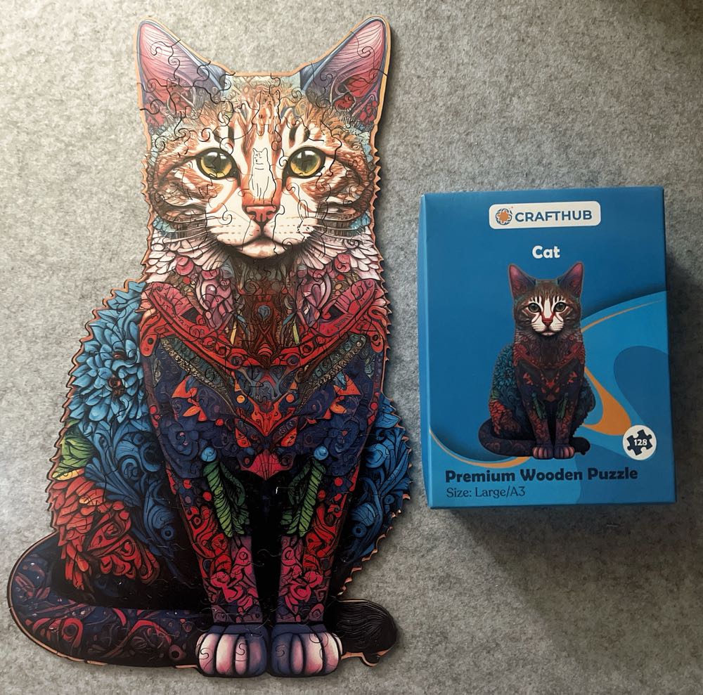 Cat (Wood Puzzle) - Crafthub puzzle collectible - Main Image 2