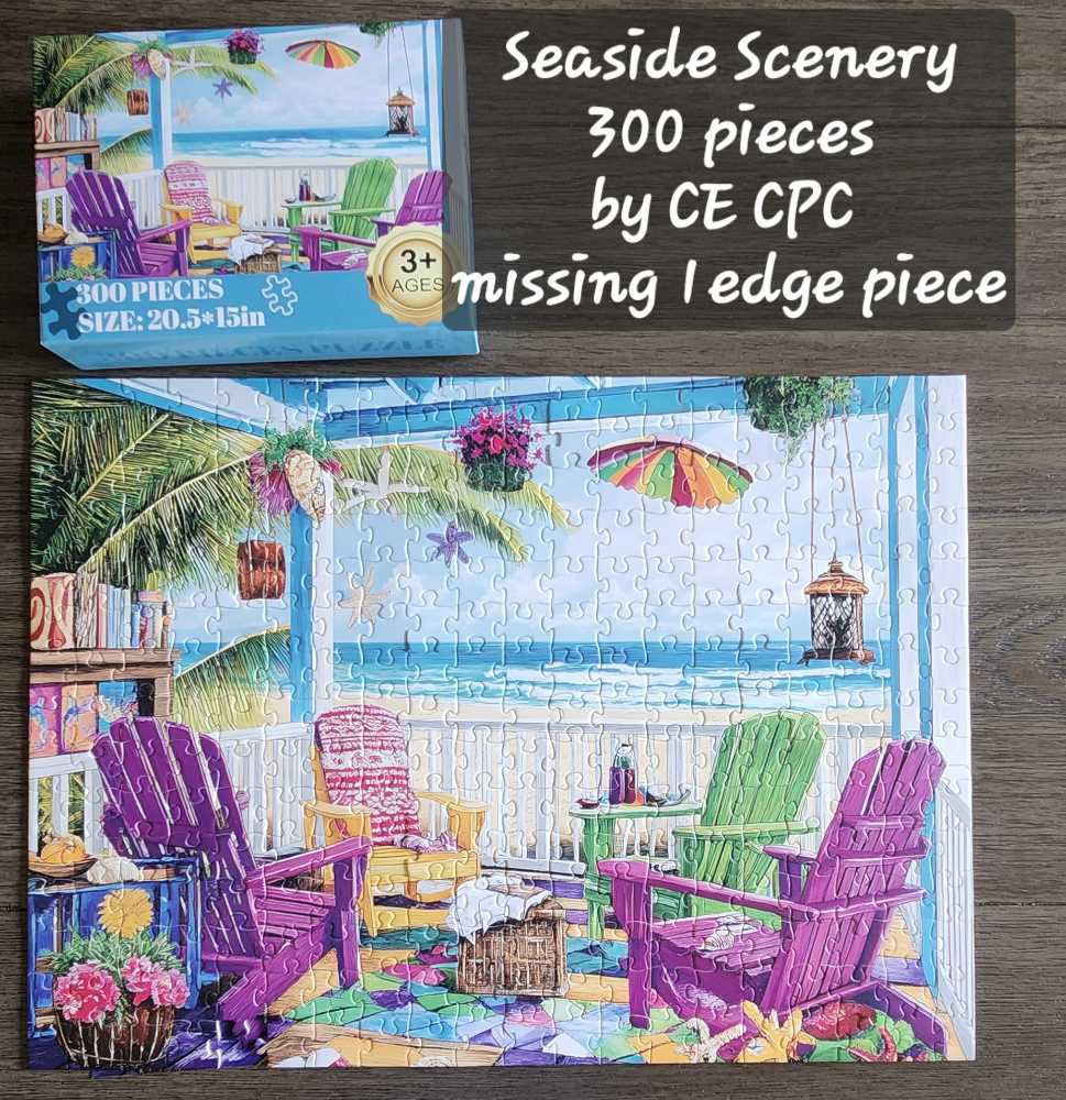 Seaside Scenery - CE CPC puzzle collectible - Main Image 2