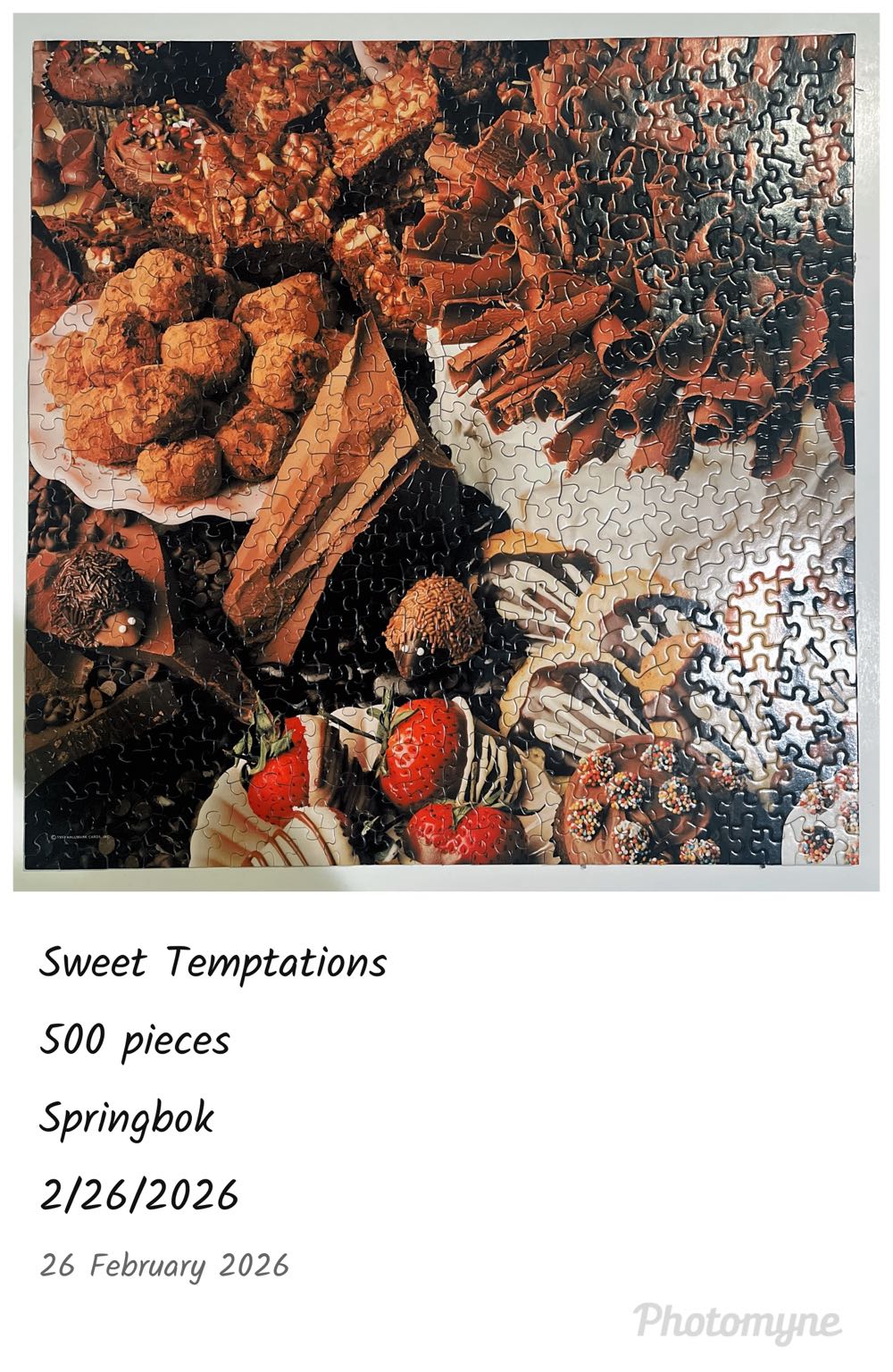 Sweet Temptations - Springbok puzzle collectible - Main Image 3
