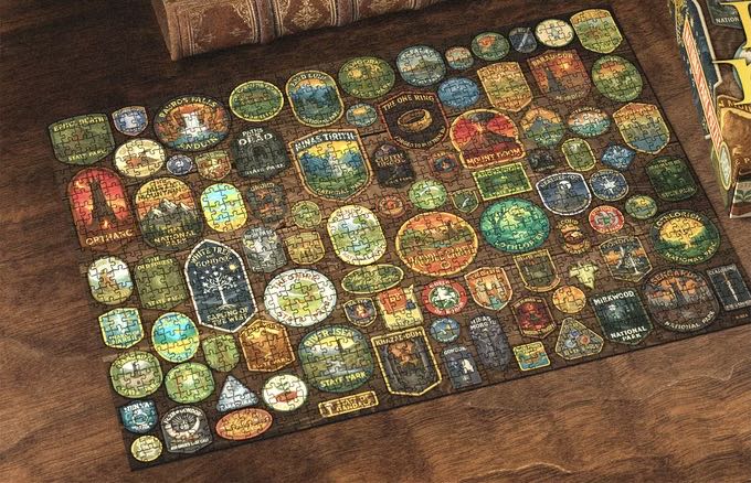 Lord Of The Rings National Park Puzzle - Kings Wild puzzle collectible - Main Image 2