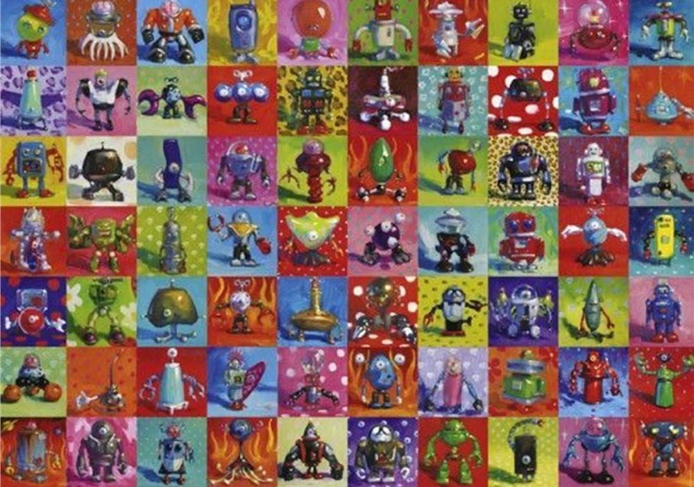 Robots RARE 🟦🇨🇦 - Heye Puzzle puzzle collectible [Barcode 04001689295769] - Main Image 2