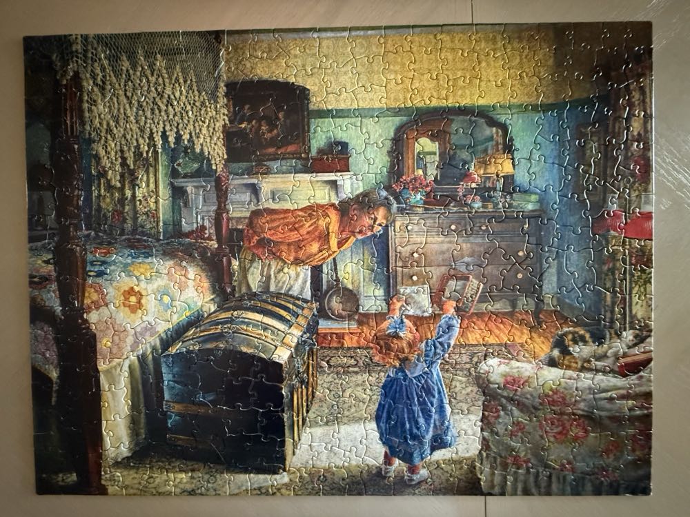 Grandma’s Treasure - SunsOut puzzle collectible [Barcode 796780442511] - Main Image 2