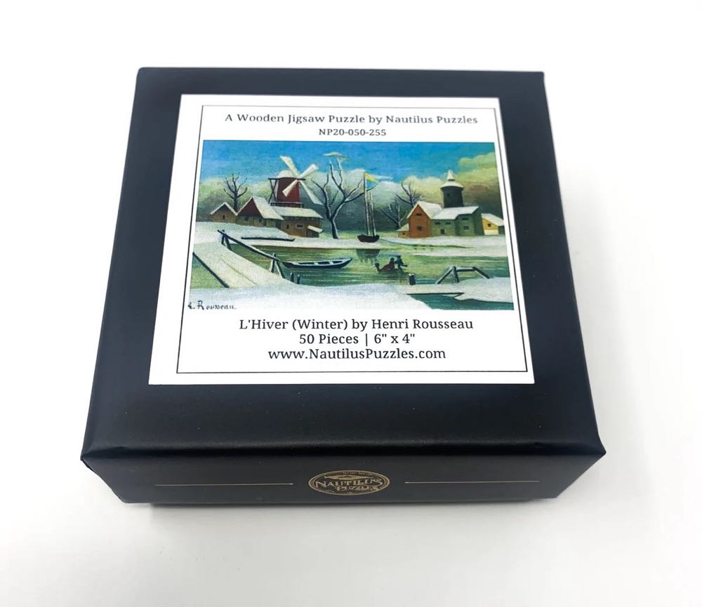 L’hiver (Winter) By Henri Rousseau - Nautilus Puzzles puzzle collectible - Main Image 2