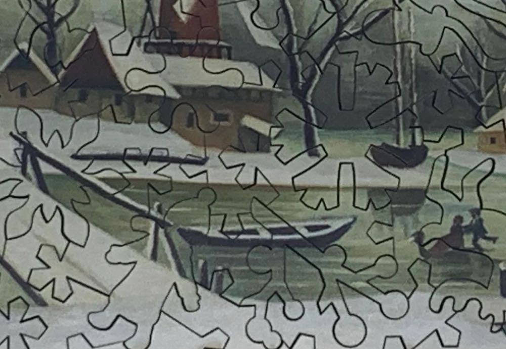 L’hiver (Winter) By Henri Rousseau - Nautilus Puzzles puzzle collectible - Main Image 5