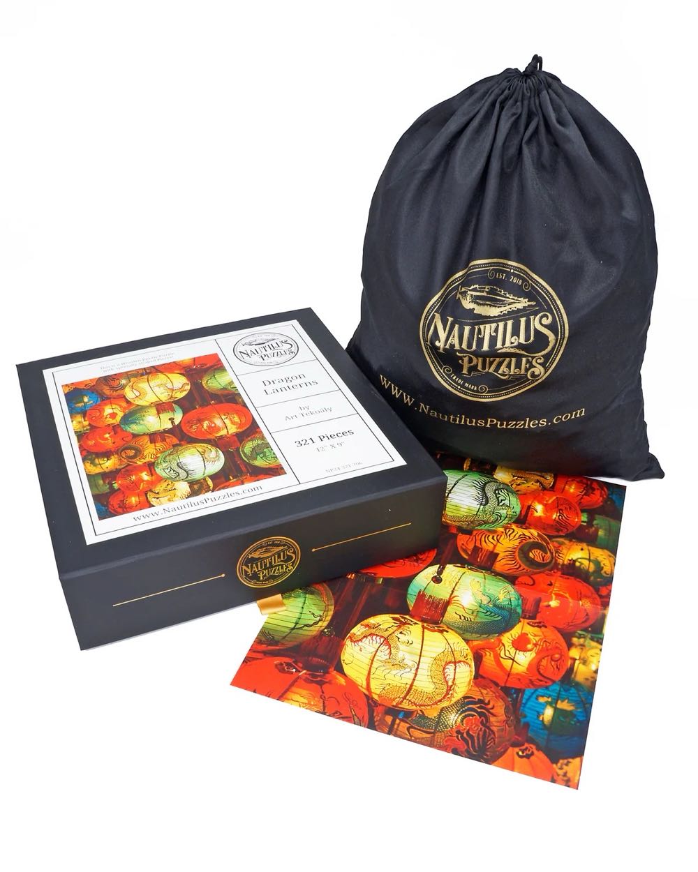 Dragon Lanterns - Nautilus Puzzles puzzle collectible - Main Image 3