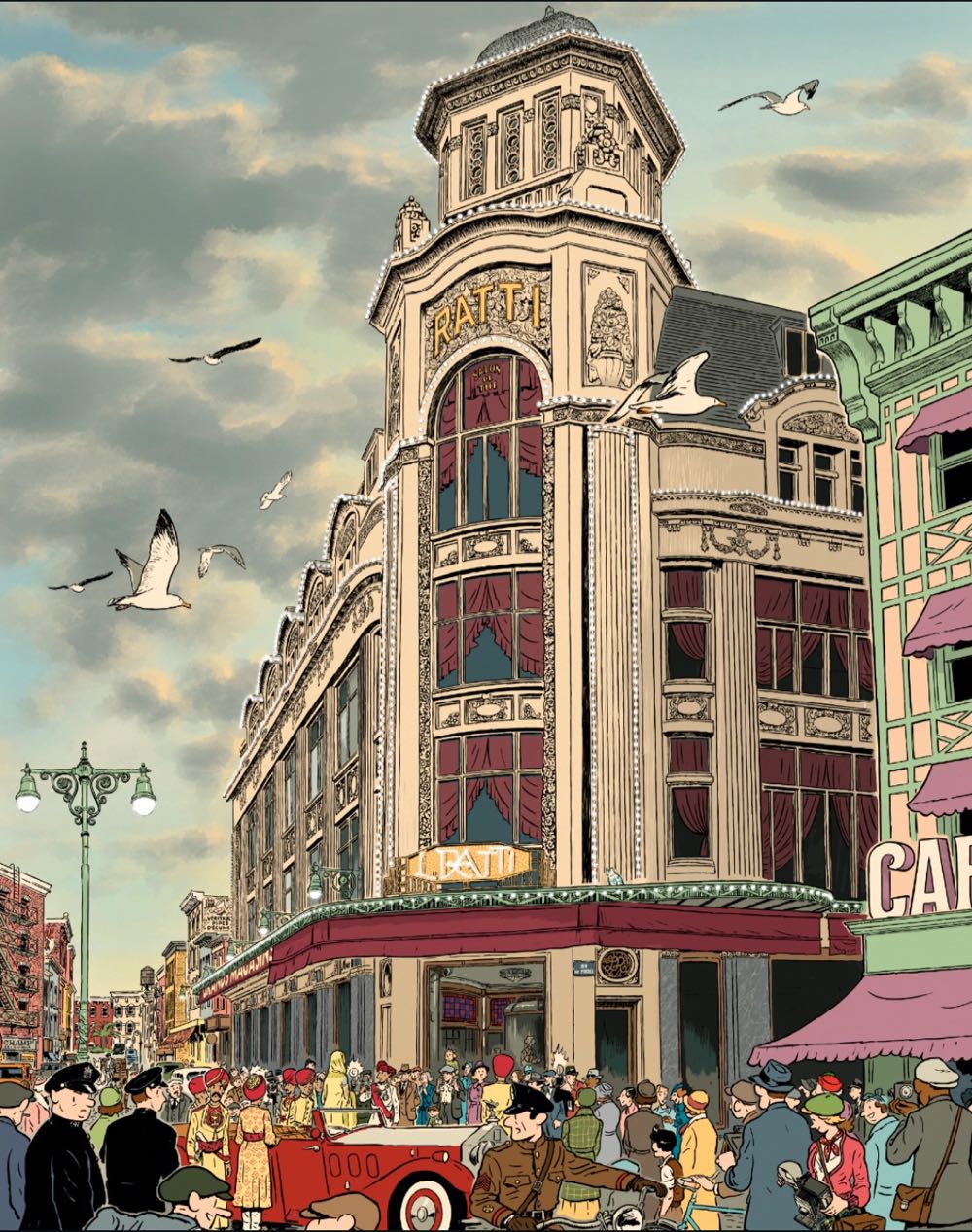 New Cherbourg - Les grands magasins Ratti - Éditions Blueman puzzle collectible [Barcode 7649988388118] - Main Image 2