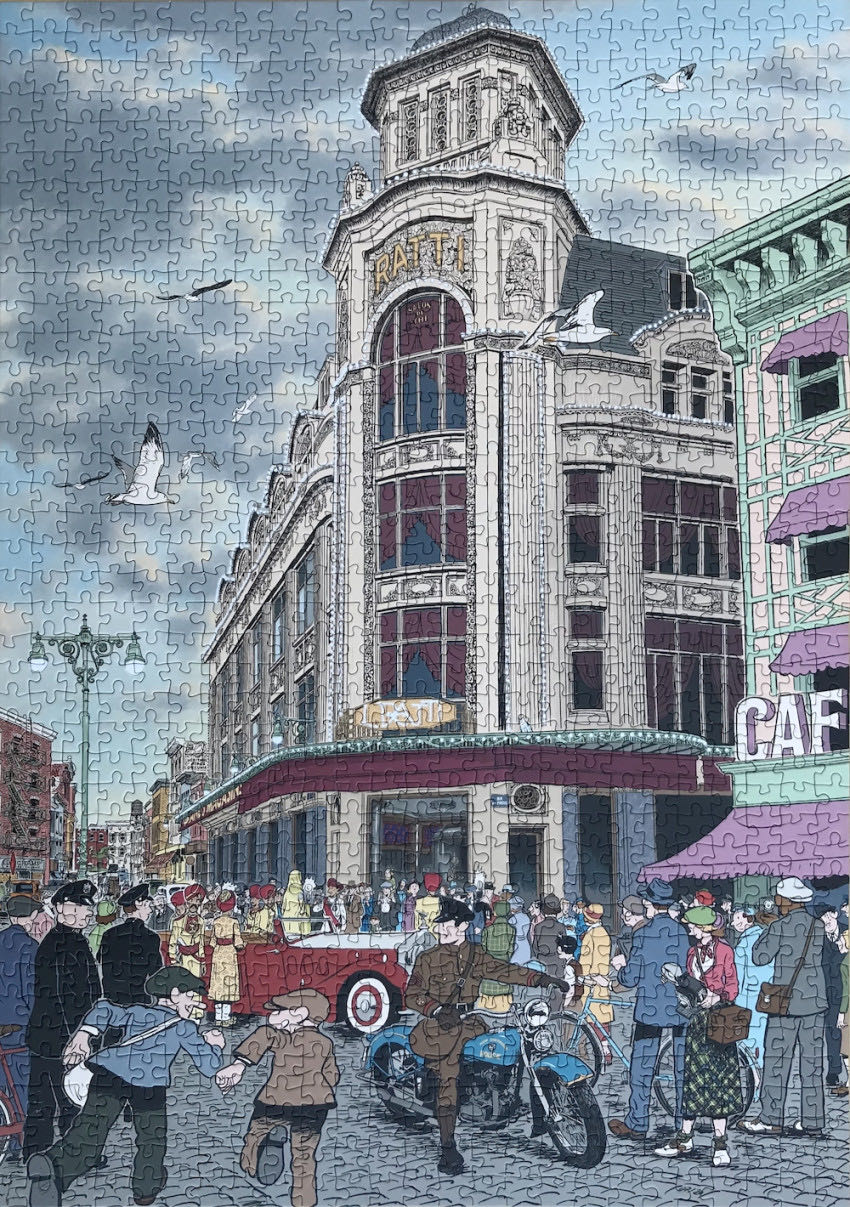 New Cherbourg - Les grands magasins Ratti - Éditions Blueman puzzle collectible [Barcode 7649988388118] - Main Image 3