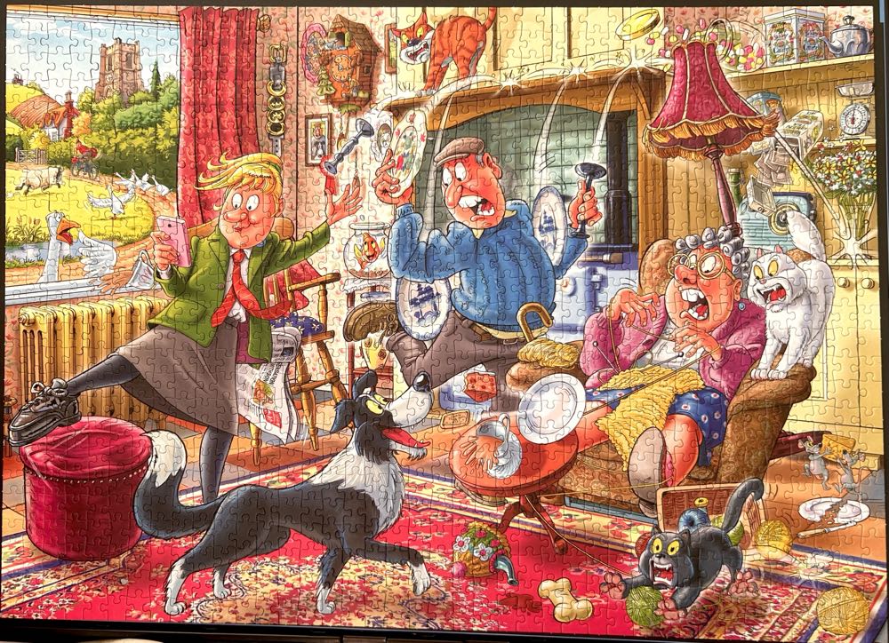 Wasgij Mystery Puzzle 17: Catching A Break! - Wasqij puzzle collectible - Main Image 3