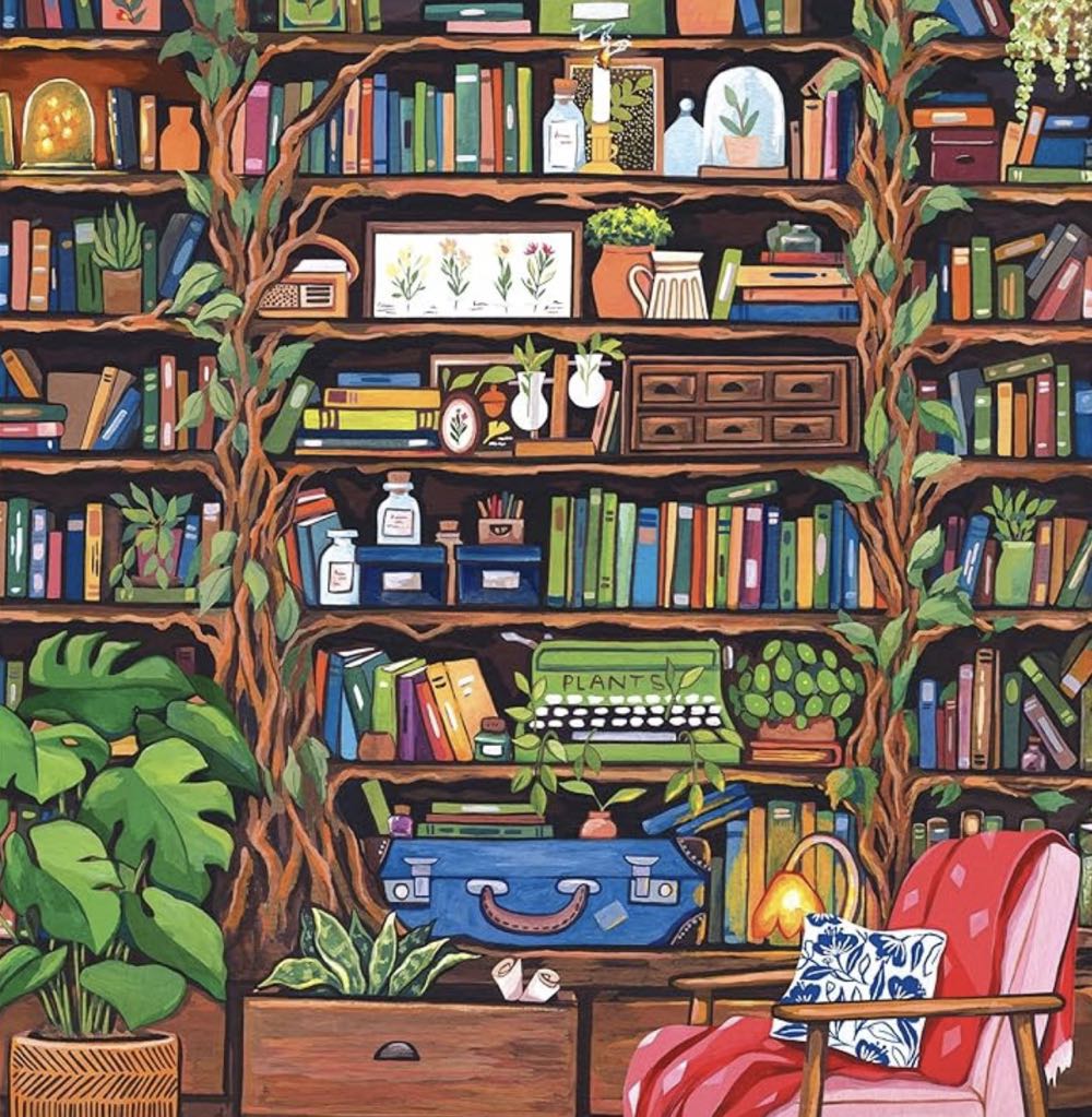 Bookshelf - Hobby Haven - Roseart puzzle collectible [Barcode 4895145441919] - Main Image 2