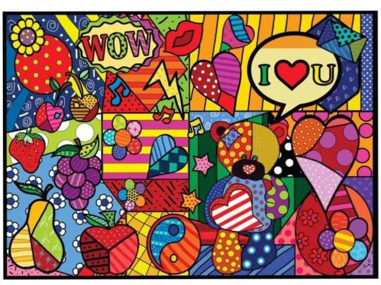 Cobble Hill Piece Puzzle Hilltop Farm Sample Poster Included