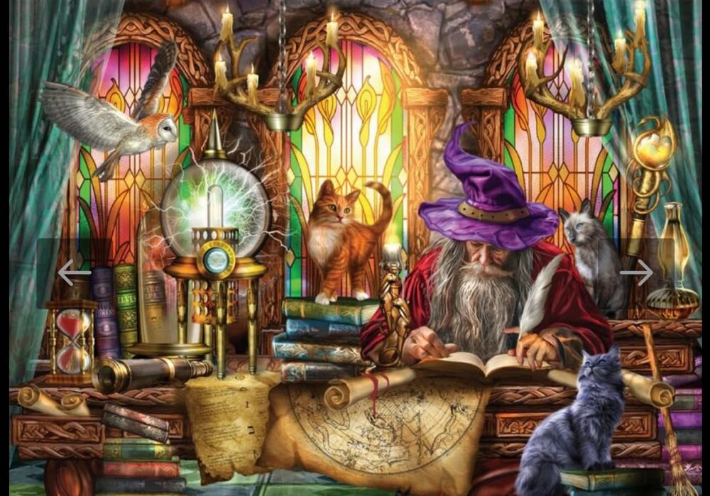 Mystical Study - EuroGraphics puzzle collectible [Barcode 0628136560344] - Main Image 2