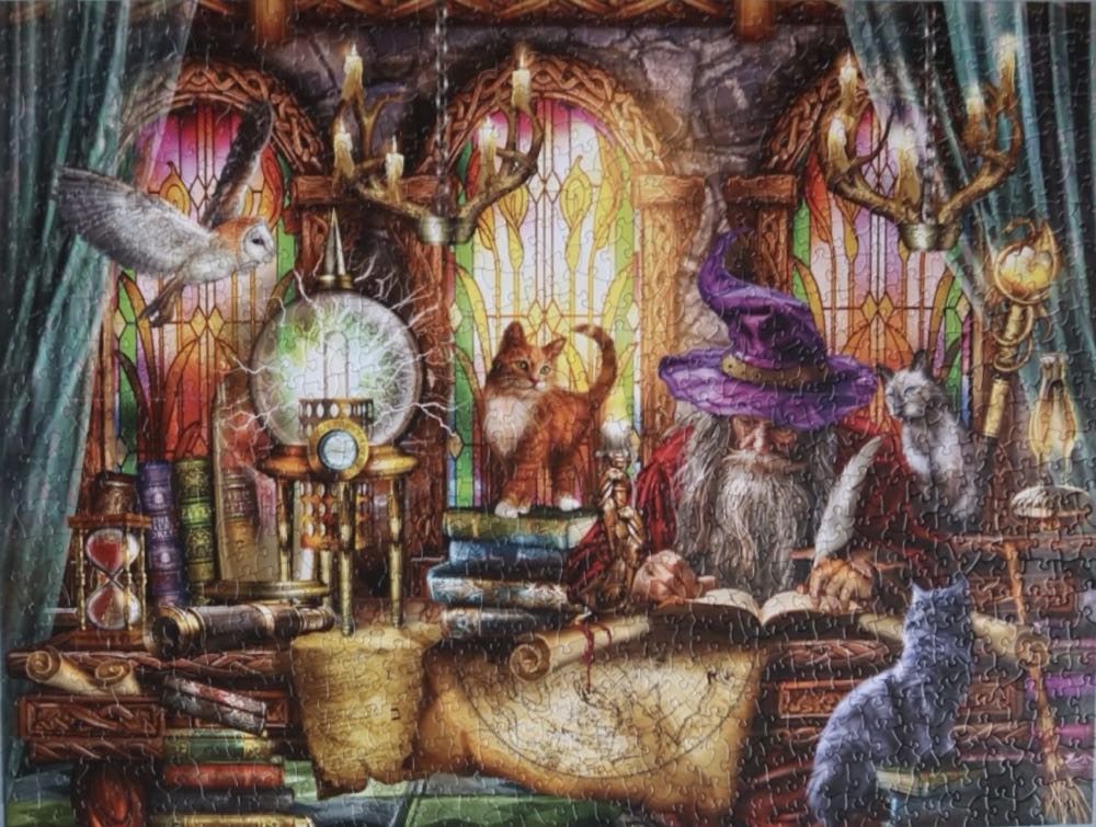 Mystical Study - EuroGraphics puzzle collectible [Barcode 0628136560344] - Main Image 3