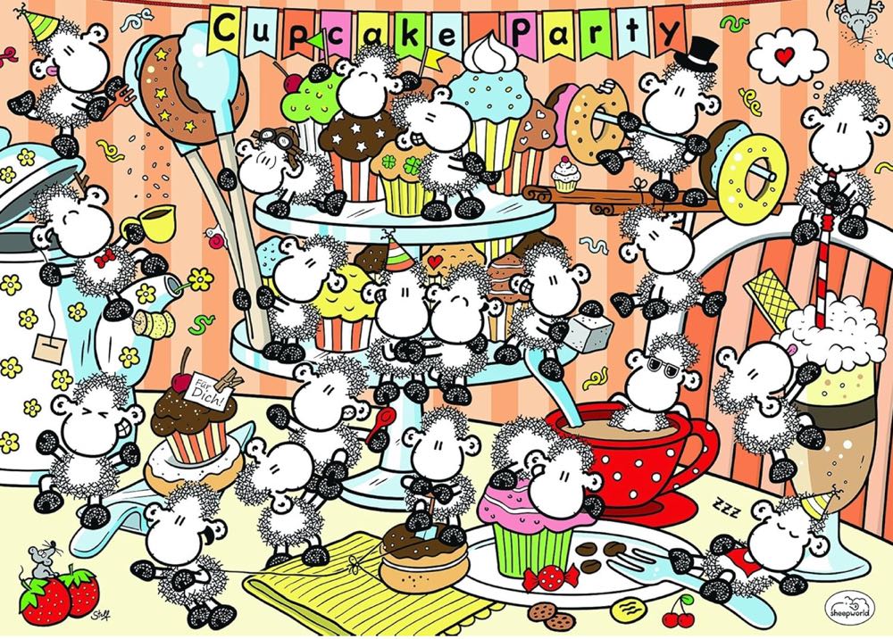 Sheepworld: Cupcakes - Ravensburger puzzle collectible [Barcode 04005556196104] - Main Image 2