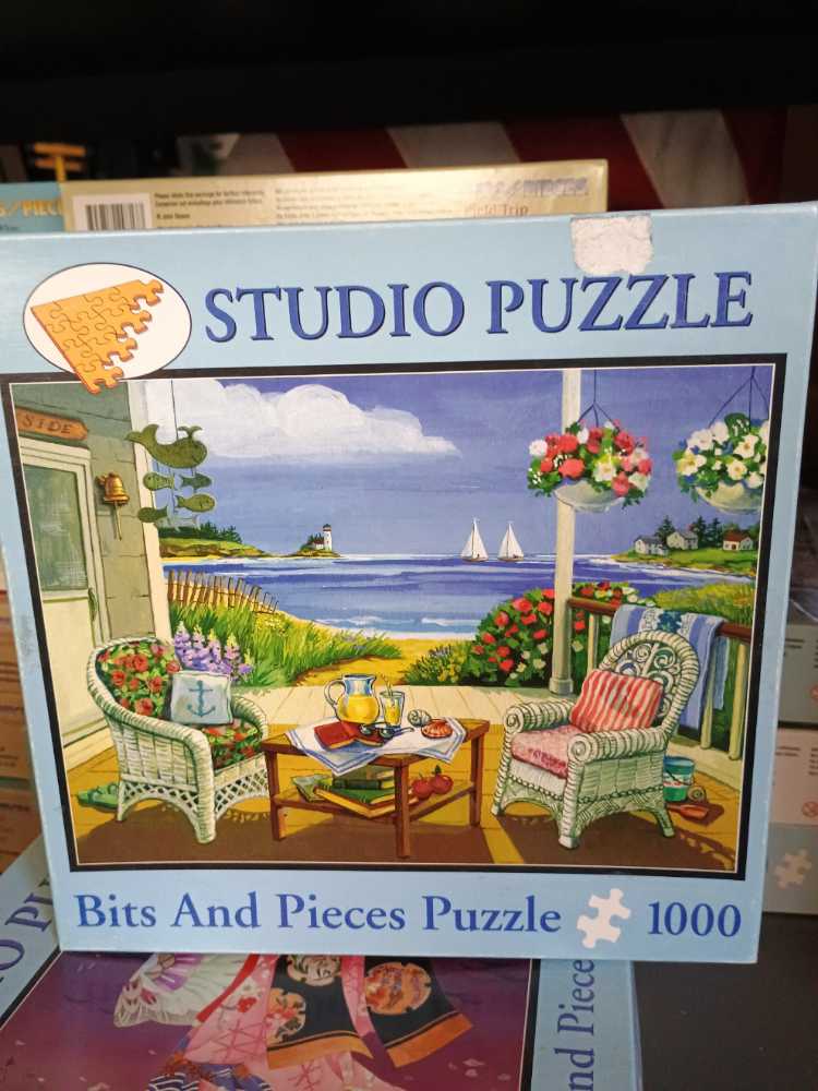 Hot Air Balloon In Rocky Village Landscape