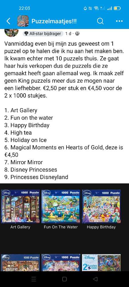 Disney. Mirror, Mirror  - King puzzle collectible - Main Image 2