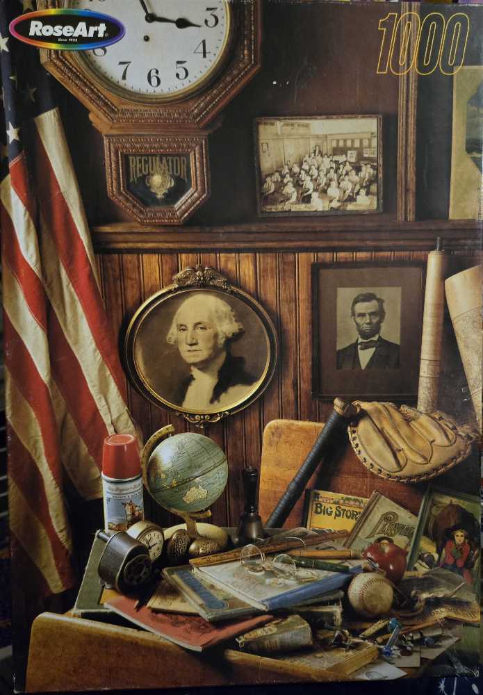 300 Piece John Sloane Art Puzzle ”field Trip” Large Format 18”x 24” Bits