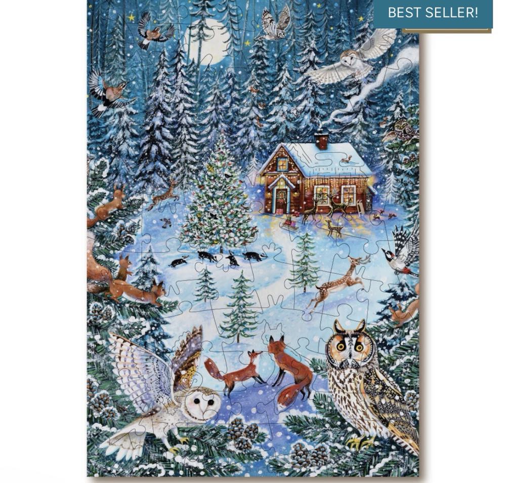 Winter Woodland Cottage Mini Qt - Victory puzzle collectible [Barcode 5056461103465] - Main Image 2