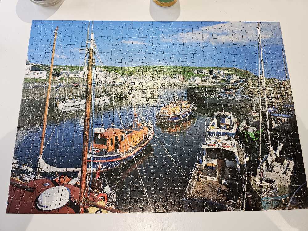 Portpatrick Harbour, Dumfries & Galloway, Scotland  puzzle collectible - Main Image 2