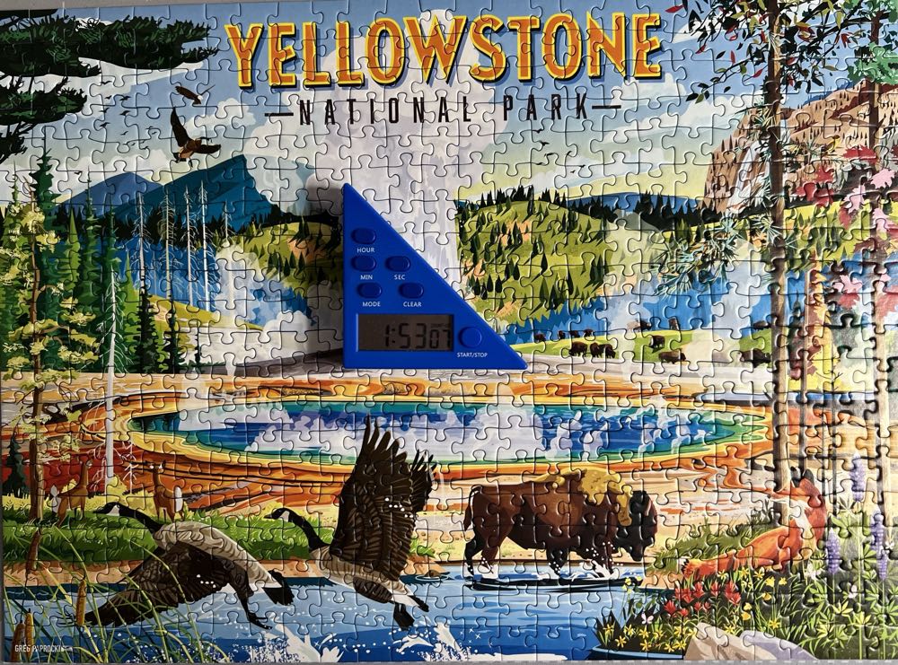 Yellowstone National Park - Ravensburger puzzle collectible [Barcode 4005555017202] - Main Image 2