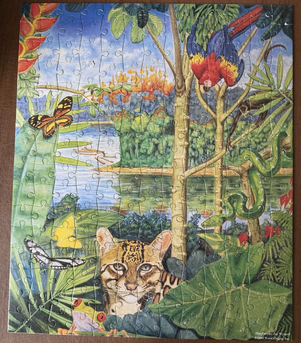 Paguzzle Rainforest Combined Puzzle & Game  puzzle collectible [Barcode 724476000042] - Main Image 2