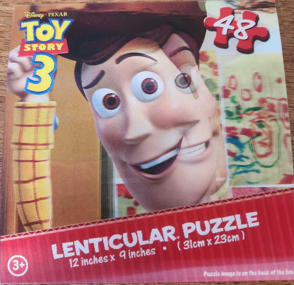 Disney Pixar Toy Story Lenticular 48 Piece New Disney  puzzle collectible [Barcode 047754246599] - Main Image 2