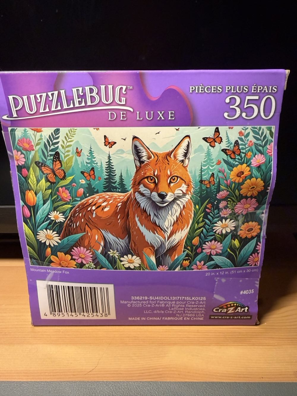 Mountain Meadow Fox - CraZArt puzzle collectible [Barcode 4895145425438] - Main Image 2