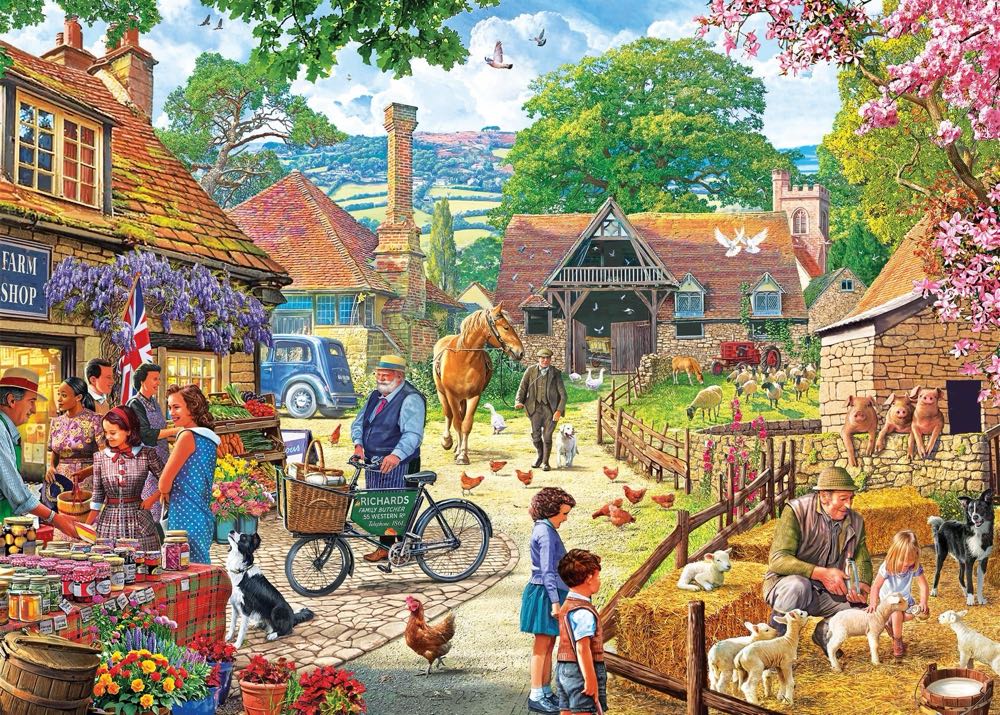 The Farm Shop 🟦 - Gibsons puzzle collectible [Barcode 5012269064582] - Main Image 2