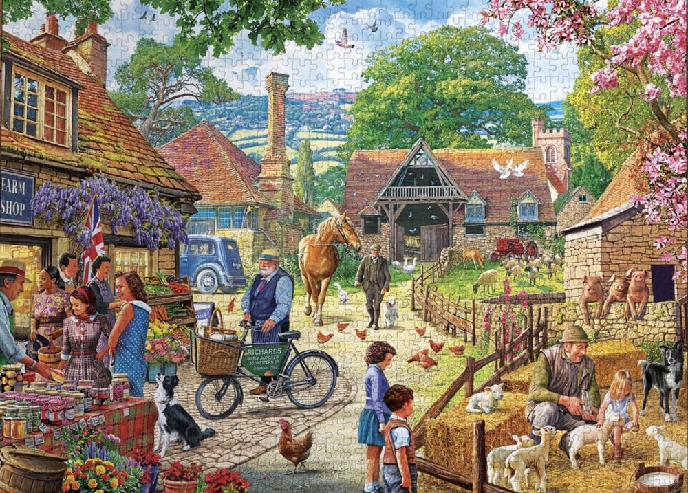 The Farm Shop 🟦 - Gibsons puzzle collectible [Barcode 5012269064582] - Main Image 3