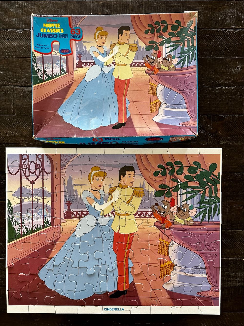 Cinderella - Jaymar puzzle collectible - Main Image 3