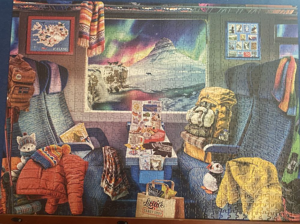 Iceland Train Journey - Buffalo Games puzzle collectible [Barcode 079346138142] - Main Image 2