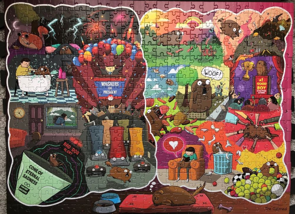 Exploding Kittens Dreams And Nightmares Of A Dog - Exploding Kittens puzzle collectible [Barcode 0810083041346] - Main Image 3