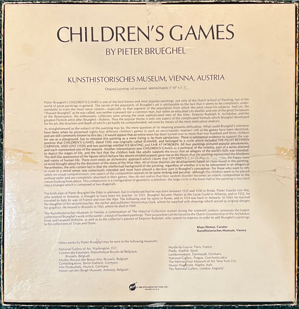 Children’s Games - Springbok puzzle collectible - Main Image 2