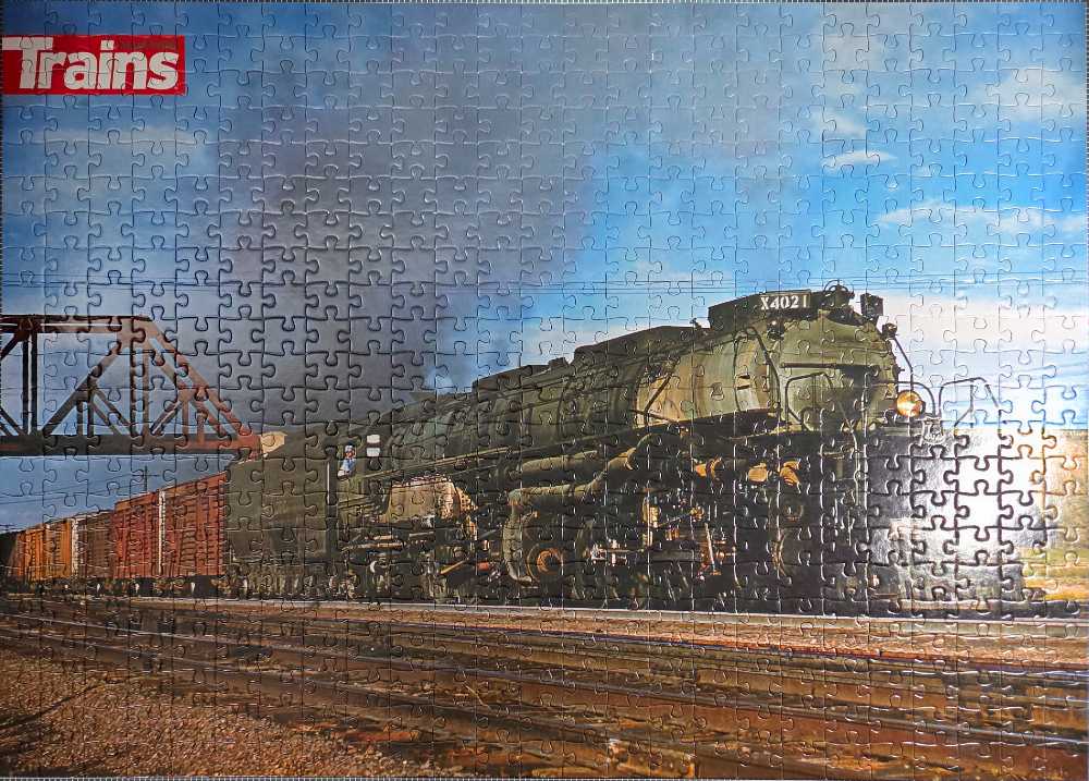 Big Boy Heading West Out Of Cheyenne - Kalmbach Publish Co. puzzle collectible [Barcode 644651600310] - Main Image 2