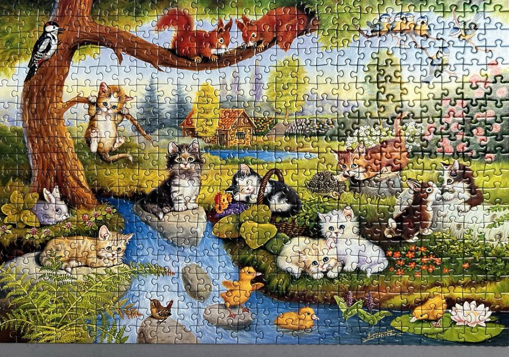 Kitten By The Stream - Schmidt puzzle collectible - Main Image 2