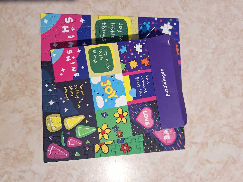 Love Joy Shine - Puzzlelogue puzzle collectible [Barcode 990312503347] - Main Image 2