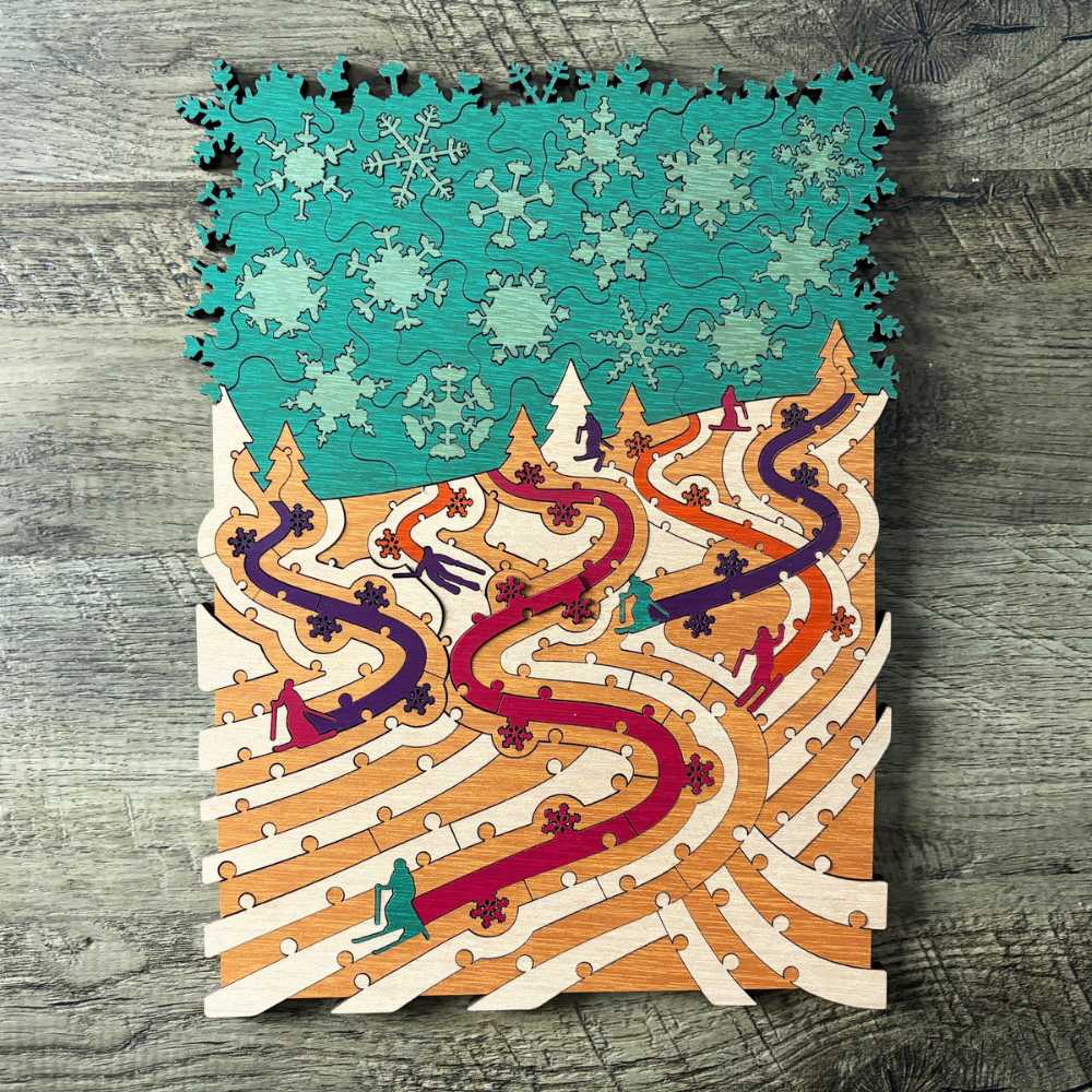 Puzzle Urlaubsfeeling ”alte Stadt Am Fluss”