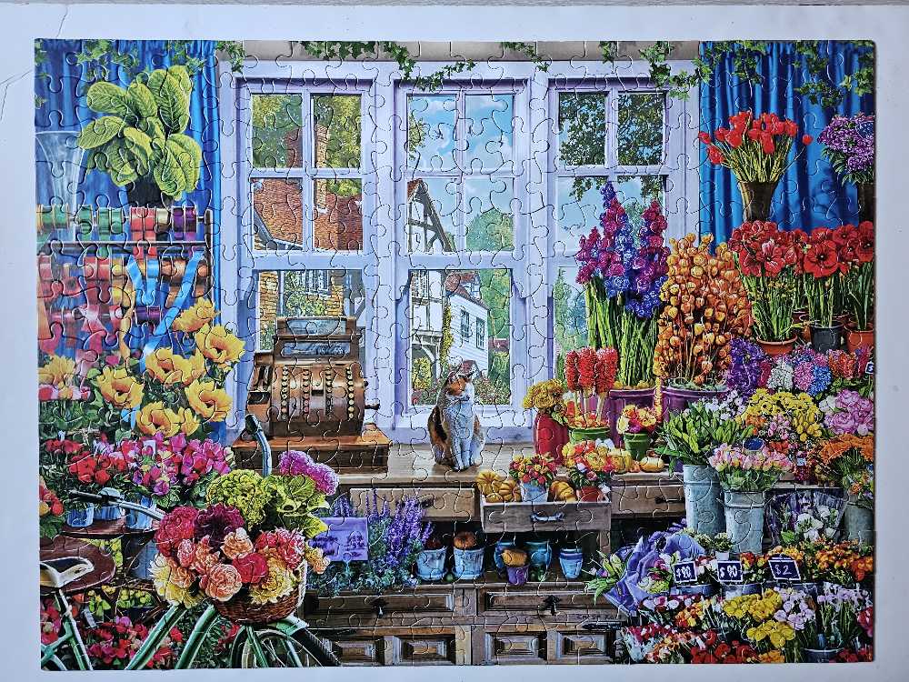 Flower Shoppe  - Ceaco puzzle collectible [Barcode 021081225823] - Main Image 2