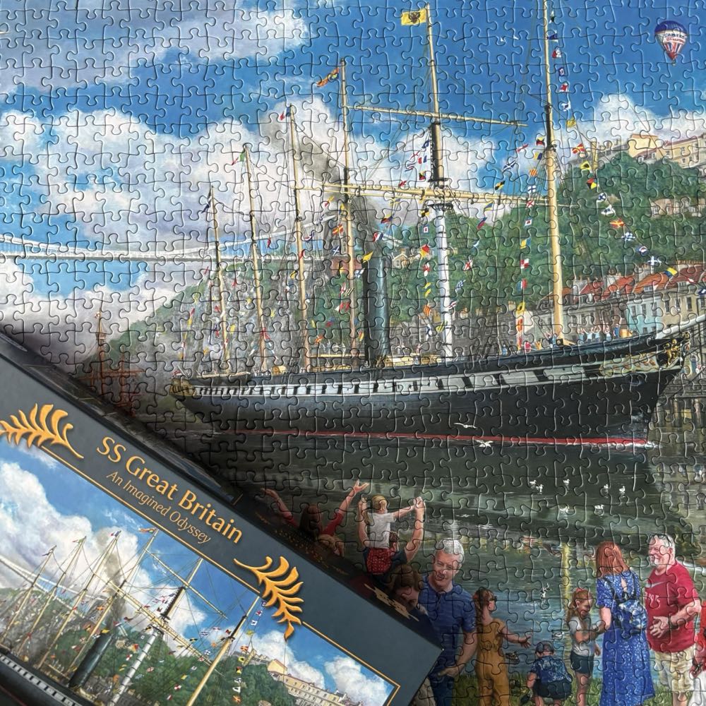 SS Great Britain: An Imagined Odyssey - Gibsons puzzle collectible [Barcode 5012269071498] - Main Image 4