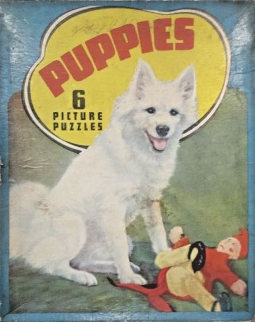 Puppy With Shoes - Saalfield Publishing Co. - Saalfield Publishing puzzle collectible - Main Image 3