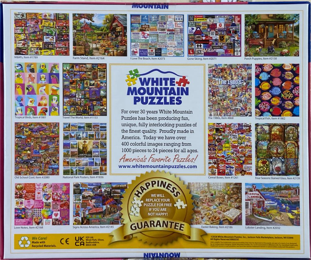 Easter Baking - White Mountain puzzle collectible [Barcode 724819270187] - Main Image 4